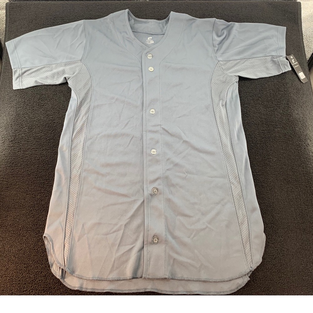 Champro Baseball Jersey Youth‎ Boys Girls Adult Medium Gray Performance
